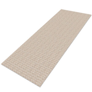 Tapete Passadeira 3,00m x 65cm Grande para Cozinha Nórdico - Marrom Claro